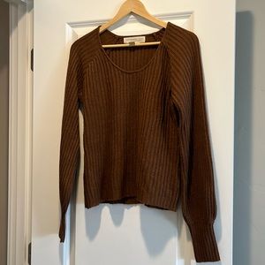 Brown Knit Sweater